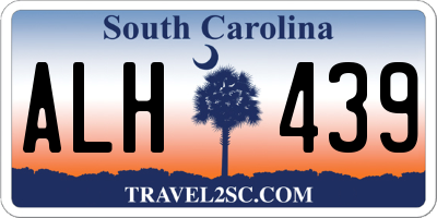 SC license plate ALH439