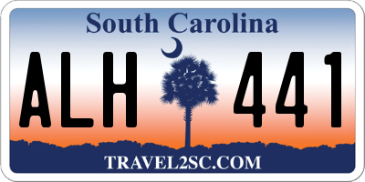 SC license plate ALH441