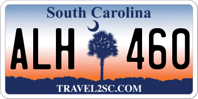SC license plate ALH460