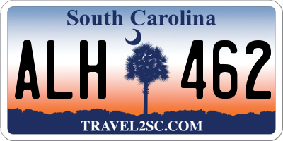 SC license plate ALH462