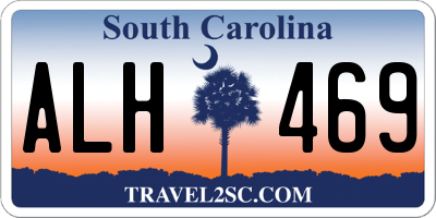 SC license plate ALH469
