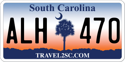 SC license plate ALH470