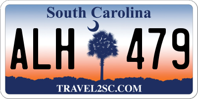 SC license plate ALH479