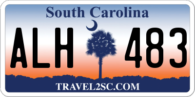 SC license plate ALH483