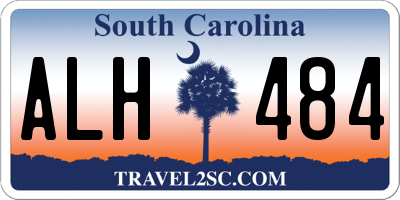 SC license plate ALH484