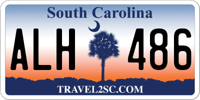 SC license plate ALH486