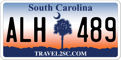 SC license plate ALH489