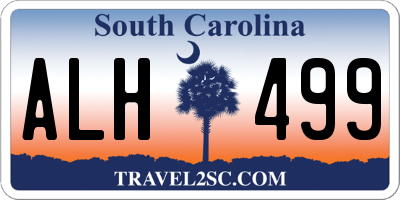 SC license plate ALH499