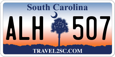 SC license plate ALH507