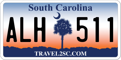 SC license plate ALH511