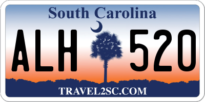 SC license plate ALH520