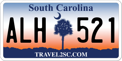 SC license plate ALH521