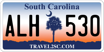 SC license plate ALH530