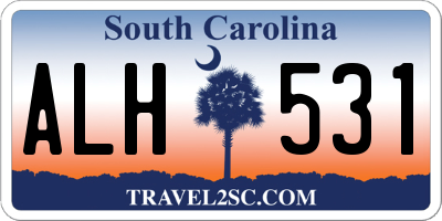 SC license plate ALH531