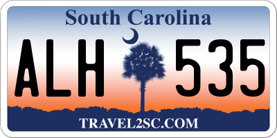 SC license plate ALH535