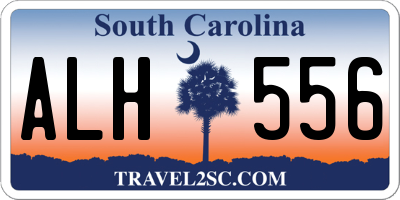 SC license plate ALH556