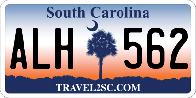 SC license plate ALH562