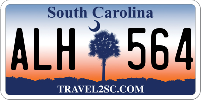 SC license plate ALH564