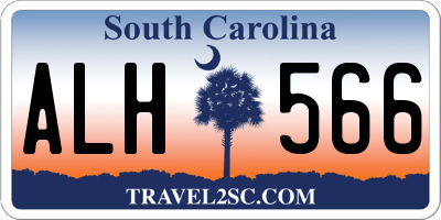 SC license plate ALH566