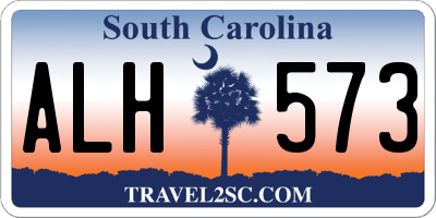 SC license plate ALH573