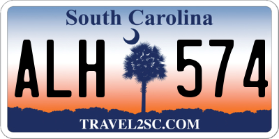 SC license plate ALH574