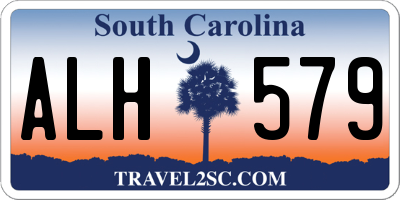 SC license plate ALH579