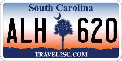 SC license plate ALH620