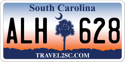 SC license plate ALH628