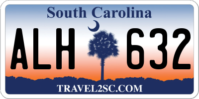 SC license plate ALH632