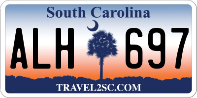 SC license plate ALH697