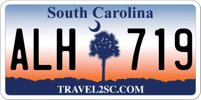 SC license plate ALH719