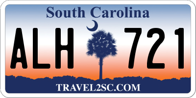 SC license plate ALH721