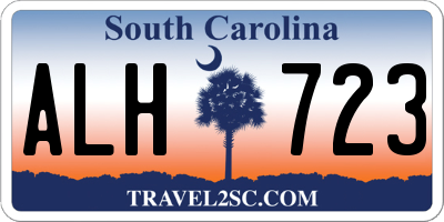 SC license plate ALH723