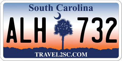 SC license plate ALH732