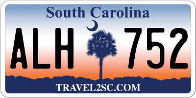SC license plate ALH752