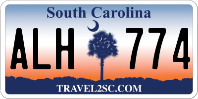 SC license plate ALH774