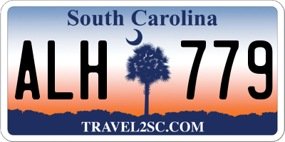 SC license plate ALH779