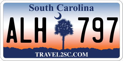 SC license plate ALH797