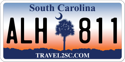 SC license plate ALH811