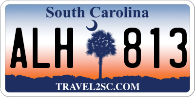 SC license plate ALH813