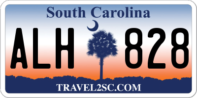 SC license plate ALH828