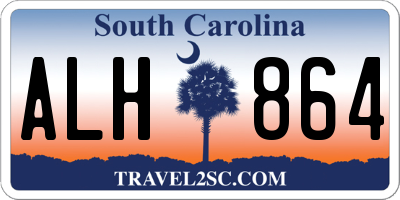 SC license plate ALH864