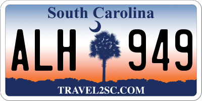 SC license plate ALH949