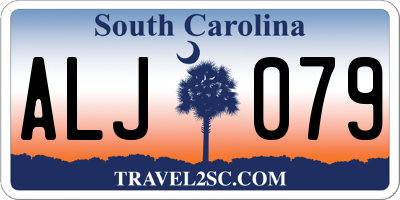 SC license plate ALJ079