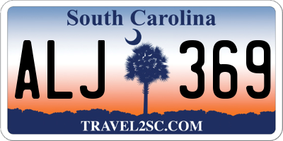 SC license plate ALJ369