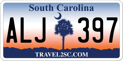 SC license plate ALJ397
