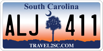 SC license plate ALJ411