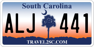 SC license plate ALJ441
