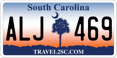 SC license plate ALJ469