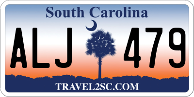 SC license plate ALJ479